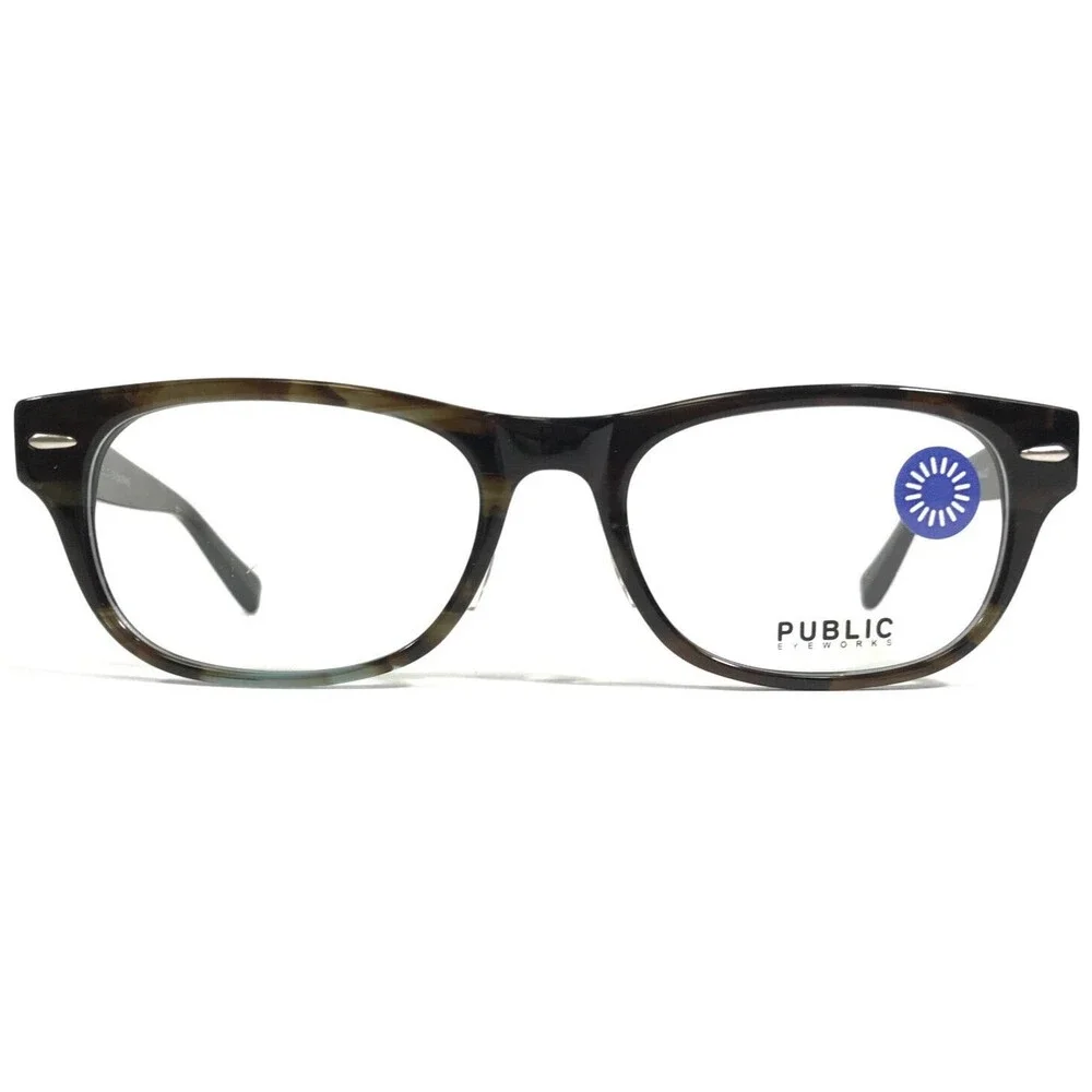 Public Eyeworks Eyeglasses Frames VENTURA-C02 Brown Tortoise 54-19-145